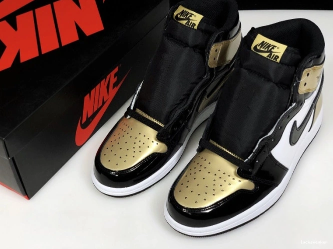Cheap LUCY 861428-007 Retro 1 Air Glod High Jordan Toe 0721